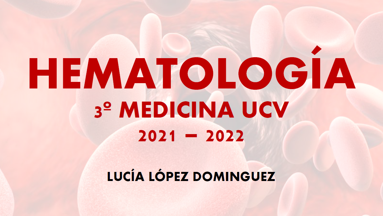 Tablas hematología - (97 pág) - (Lucia López)