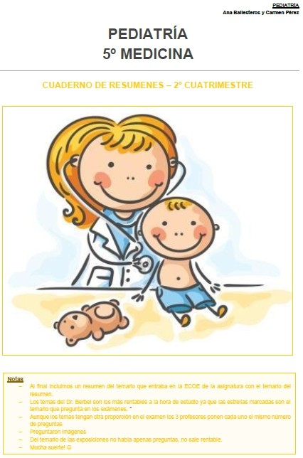 Pediatría segundo cuatrimestre