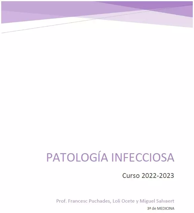 Patología infecciosa