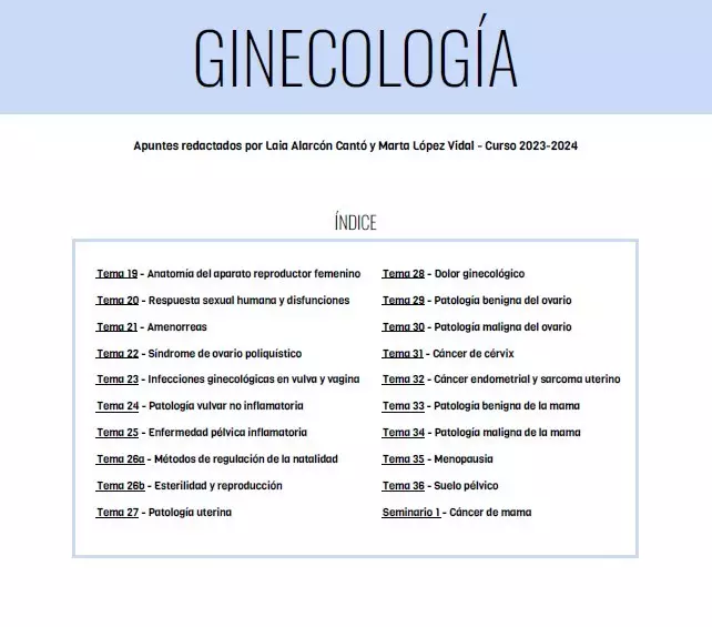 Ginecología