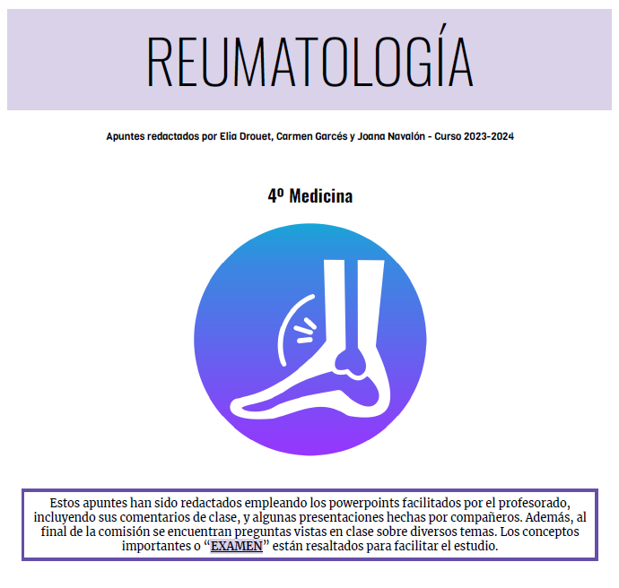 Reumatología