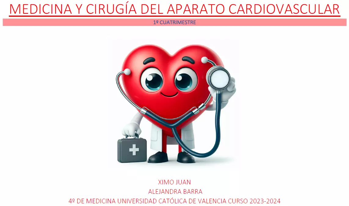 1er cuatrimestre CARDIOVASCULAR