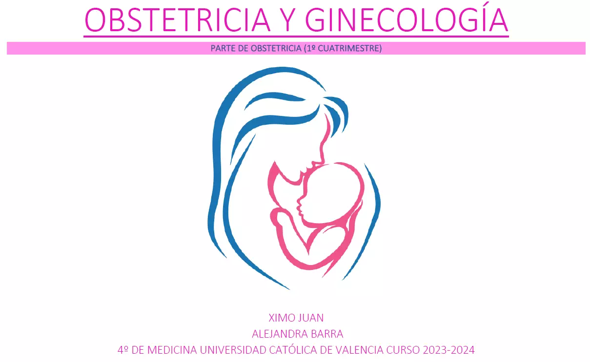 1er cuatrimestre OBSTETRICIA