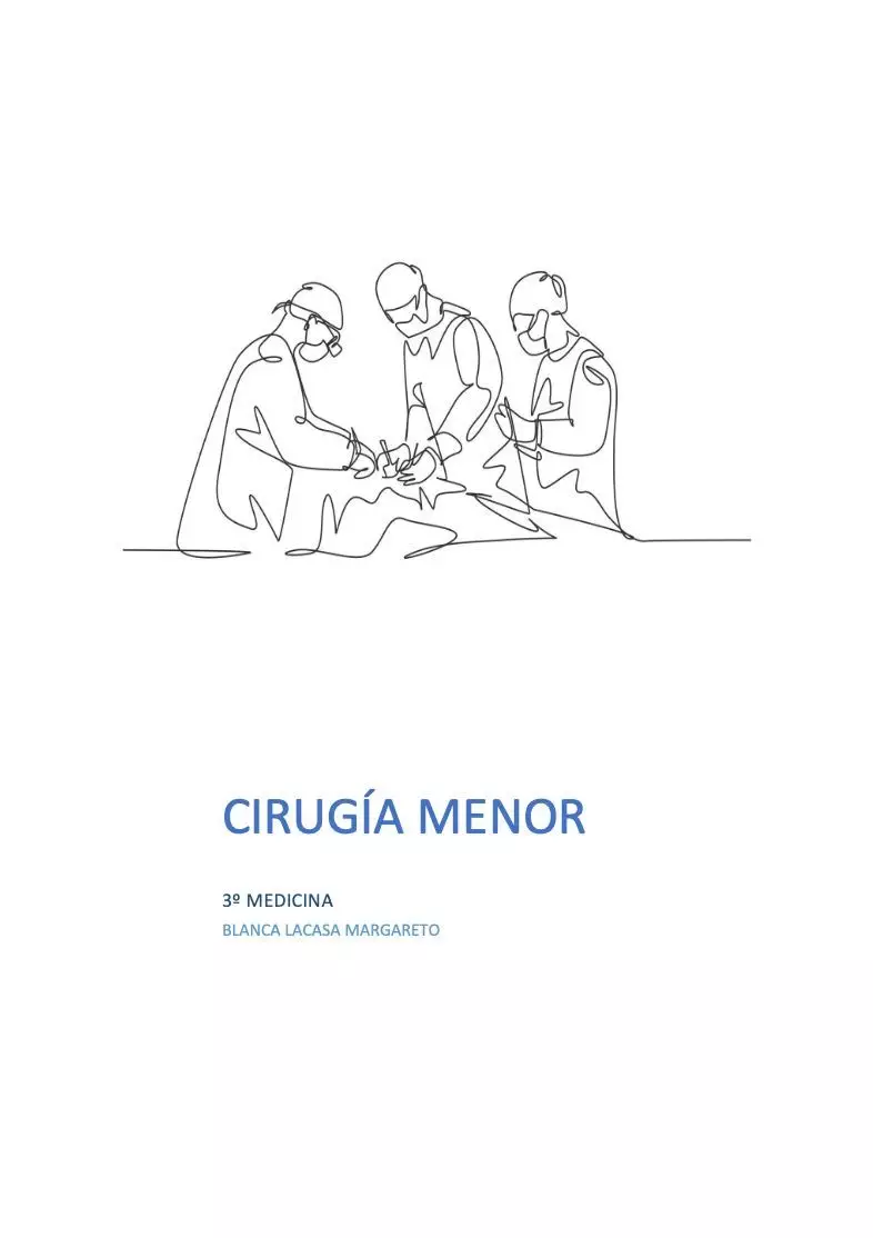 Cirugía menor
