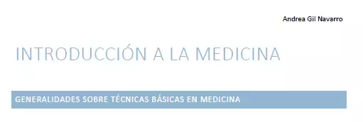 Introducción a la medicina