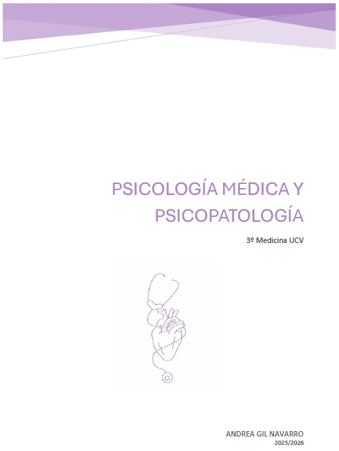 Psicología Médica y Psicopatología