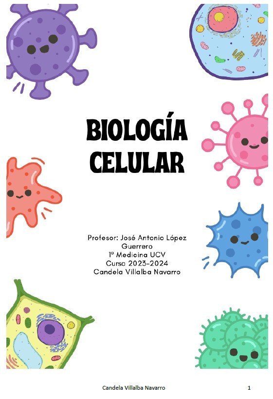 Biología celular - (180 pág) - (Candela Villalba)