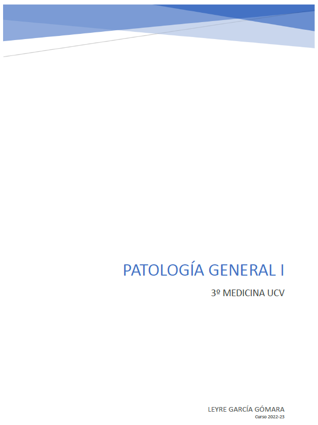 Patología General I - (151 pág) - (Leyre García)